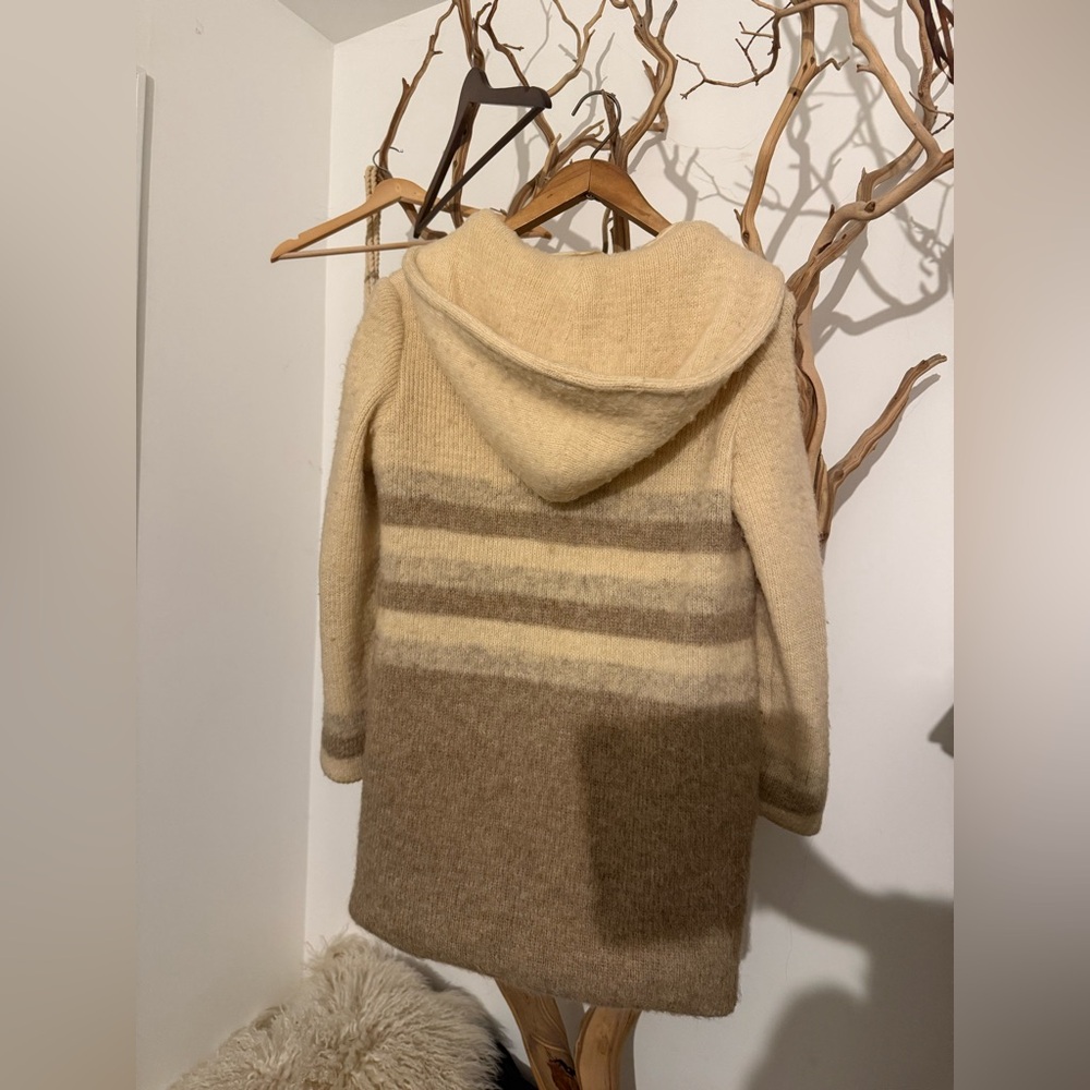 Vintage Hilda Ltd Icelandic Wool Hooded Zip Coat – 100% Wool Size XS - Picture 5 of 9